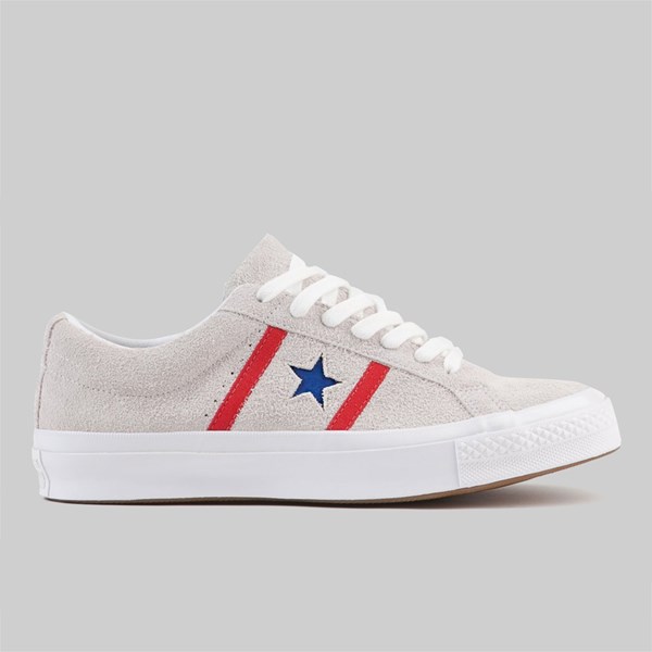 CONVERSE ONE STAR ACADEMY OX WHITE ENAMEL RED 